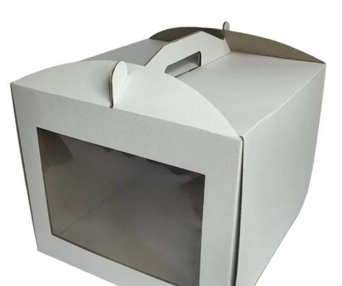 Коробка для торта з вікном 300х300х250